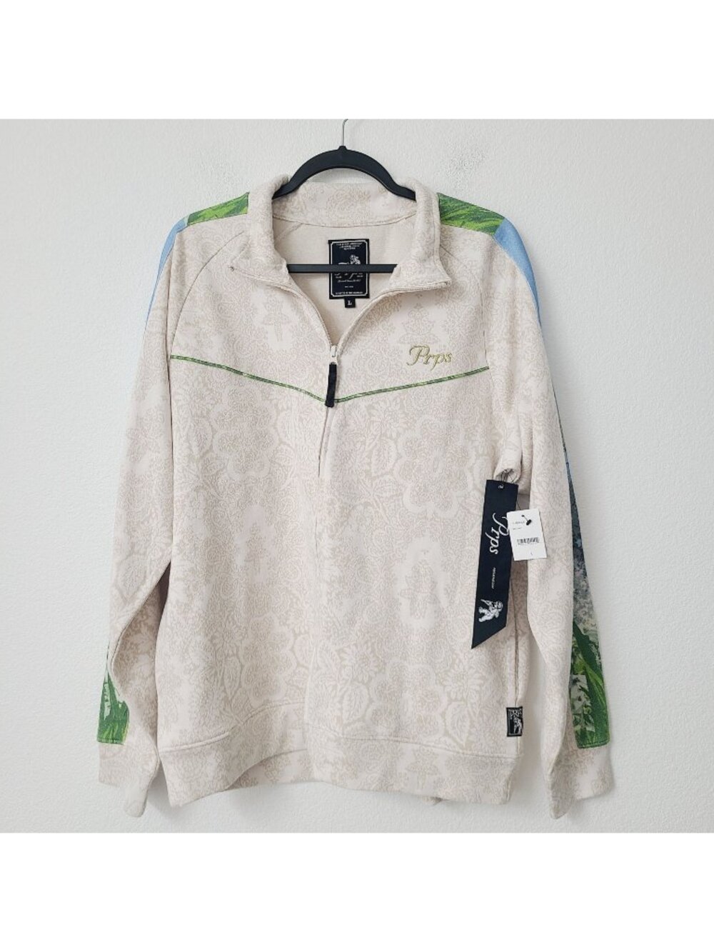 PRPS Sun Valley Zip-Up Sweater E109S48 Size L